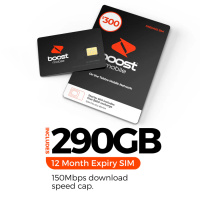 Boost $300 (Pay $247) Prepaid SIM Starter Kit (Get 290GB data if activated by 07-JUL-2025) 365 Days Plan Use Code K6EVK8U7 For $247 Delivered