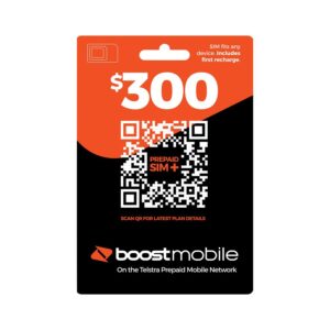 Boost $300 (Pay $240.90) Prepaid SIM Starter Kit 365 days expiry