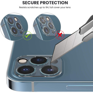iPhone 13 pro Camera Screen Protector Full Tempered Glass Back camera Lens Protector - Image 4
