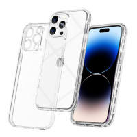 For iPhone 14 plus Clear Shockproof Back cover TPU Clear case +Camera protection
