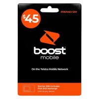 BOOST $45 (Pay $25) Sim start kit Tri cut sim (nano , mini, micro)