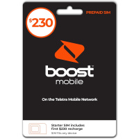 Boost $230 (Pay $207)  Sim Card Expiry 11-04-2026  12 Months Plan Get 160 GB Data Sim expiry 11-04-2026