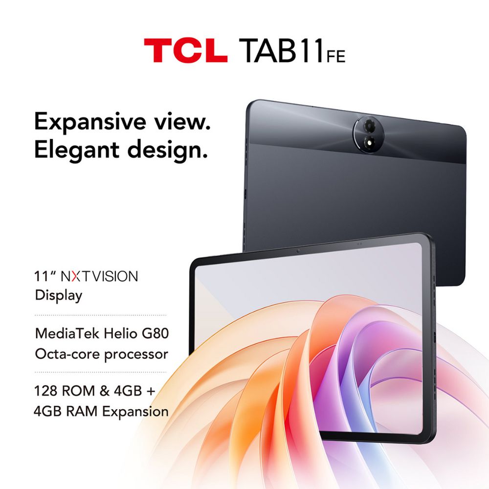 TCL Tab 11 FE (128GB/4GB) 11" screen - Space grey - Image 6